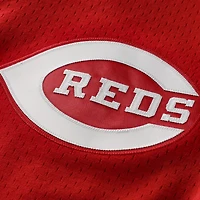 Mitchell & Ness Johnny Bench Rouge Cincinnati Reds Cooperstown Collection Maillot d'entraînement au bâton Big Tall Mesh