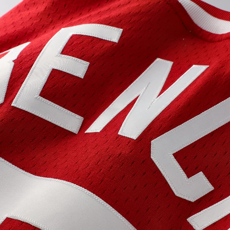 Maillot d'entraînement authentique Mitchell & Ness Johnny Bench rouge écarlate des Reds de Cincinnati pour homme