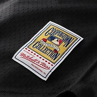 Men's Mitchell & Ness Ken Griffey Jr. Black Cincinnati Reds Big Tall Cooperstown Mesh Batting Practice Jersey