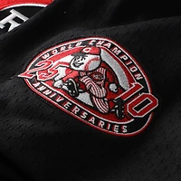 Men's Mitchell & Ness Ken Griffey Jr. Black Cincinnati Reds Cooperstown Collection Mesh Batting Practice Button-Up Jersey