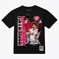 T-shirt Mitchell & Ness Pete Rose noir pour homme, style collage légendaire des Reds de Cincinnati