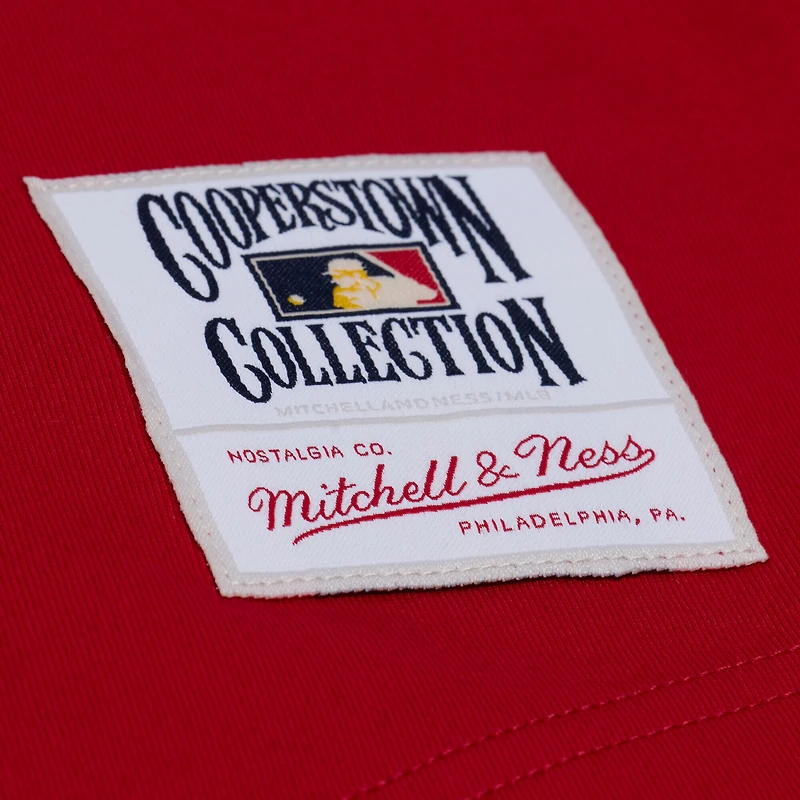 Men's Mitchell & Ness Red Cincinnati Reds Wild Pitch Ringer T-Shirt