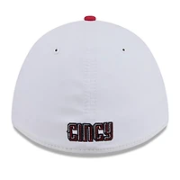 Casquette New Era Flex noire et rouge Cincinnati Reds 2026 City Connect M-Crown A-Frame 39THIRTY pour homme