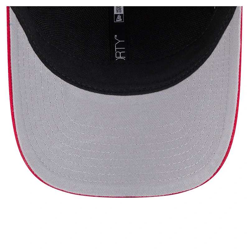 Casquette ajustable New Era noire et rouge Cincinnati Reds Team Loyal 9FORTY M-Crown pour homme