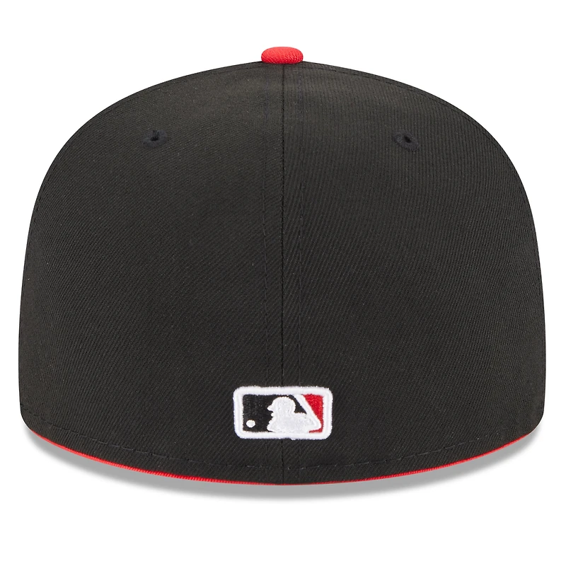 Casquette ajustée New Era Cincinnati Reds 2023 City Connect 59FIFTY noire pour homme