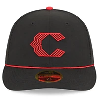 Men's New Era  Black Cincinnati Reds 2023 City Connect Low Profile 59FIFTY Fitted Hat