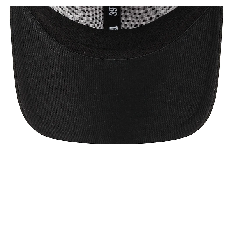Casquette New Era City Connect 39THIRTY Flex noire pour homme, édition 2024 des Cincinnati Reds