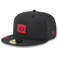 Men's New Era  Black Cincinnati Reds 2026 Clubhouse 59FIFTY Fitted Hat