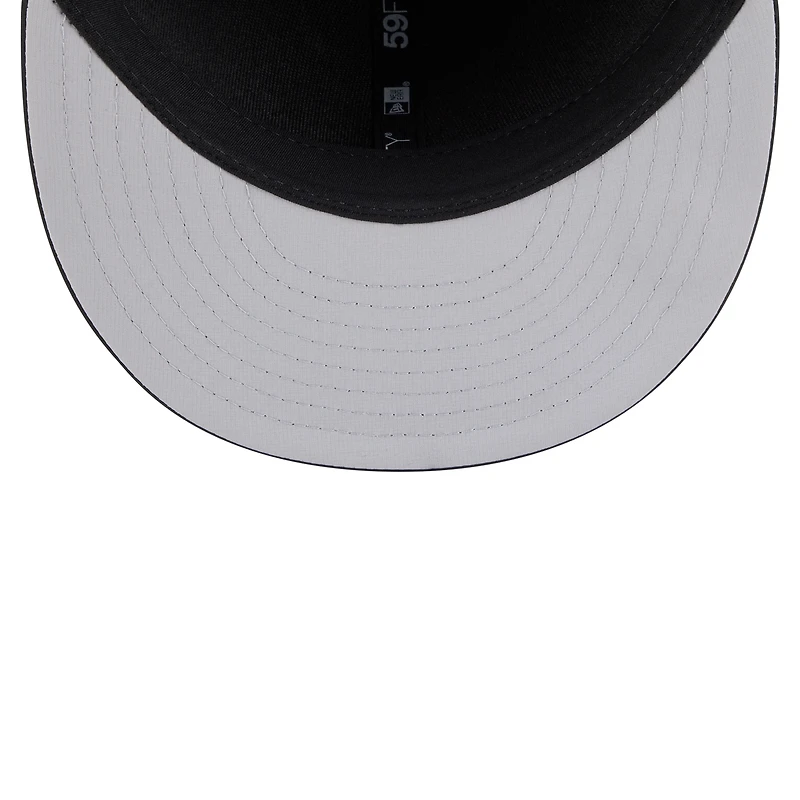Casquette ajustée New Era noire pour homme Cincinnati Reds 2026 Clubhouse 59FIFTY