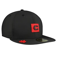 Men's New Era  Black Cincinnati Reds 2026 Clubhouse Alternate 59FIFTY Fitted Hat