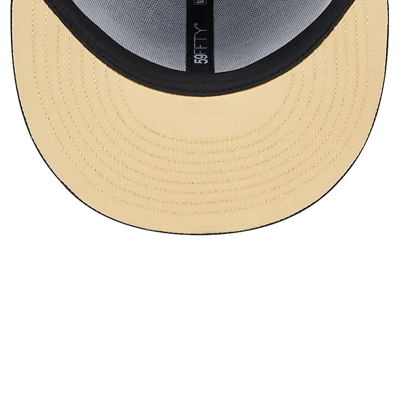 Casquette ajustée 59FIFTY Day Allover New Era pour hommes, noire, Cincinnati Reds