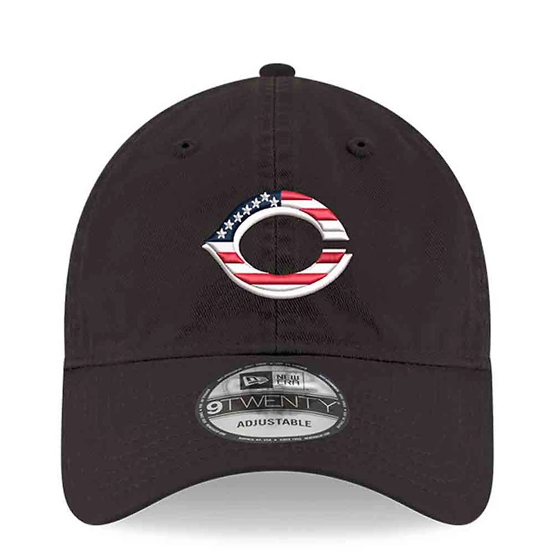 Men's New Era Black Cincinnati Reds America 250 9TWENTY Adjustable Hat