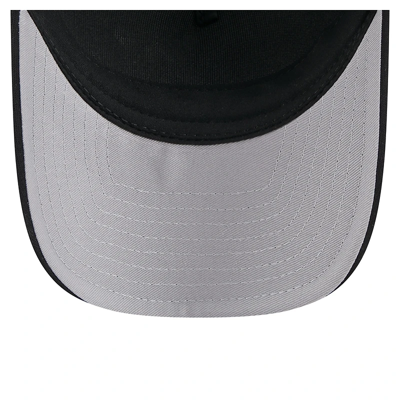 Men's New Era Black Cincinnati Reds City Initial 9FORTY A-Frame M-Crown Adjustable Trucker Hat