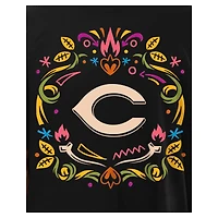 T-shirt noir New Era pour hommes des Cincinnati Reds Día de los Muertos
