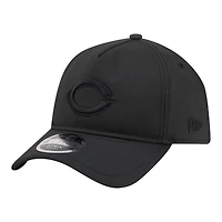 Casquette ajustable New Era noire Cincinnati Reds Injection Apex 9FORTY pour homme