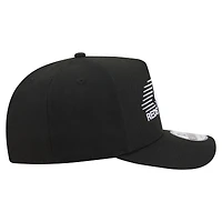 Men's New Era  Black Cincinnati Reds Motion A-Frame 9FIFTY Snapback Hat