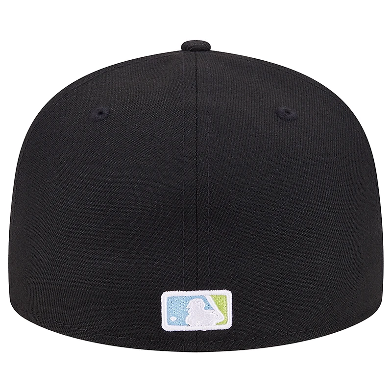 Casquette ajustée 59FIFTY noire pour homme Cincinnati Reds New Era