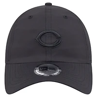 Casquette ajustable classique décontractée New Era noire des Reds de Cincinnati en ripstop pour homme