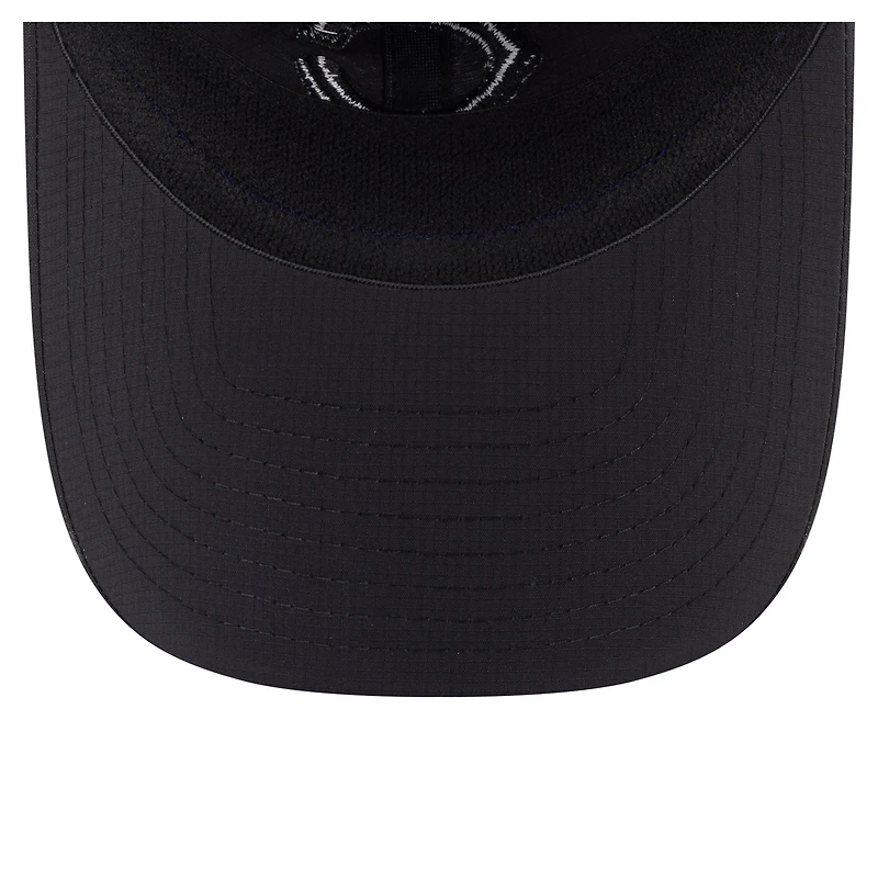 Casquette ajustable classique décontractée New Era noire des Reds de Cincinnati en ripstop pour homme