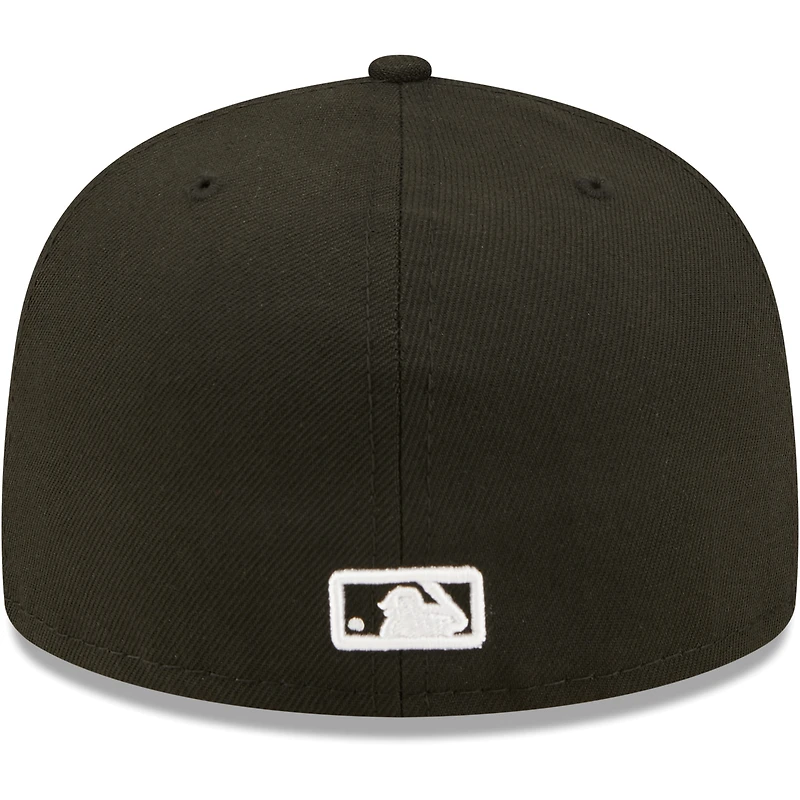 Casquette ajustée 59FIFTY avec logo de l'équipe des Cincinnati Reds New Era pour homme, noire