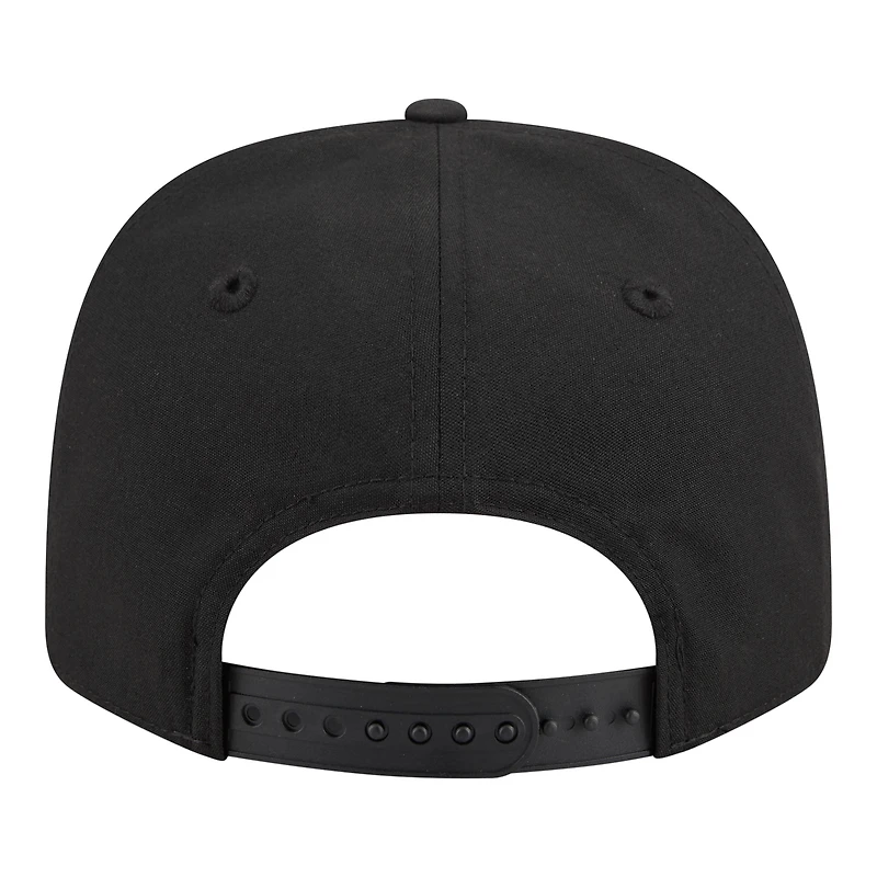 Men's New Era Black Cincinnati Reds Tonal Camo 9SEVENTY Stretch-Snap Hat