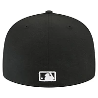 Men's New Era Black Cincinnati Reds Tri-Hit 59FIFTY Fitted Hat