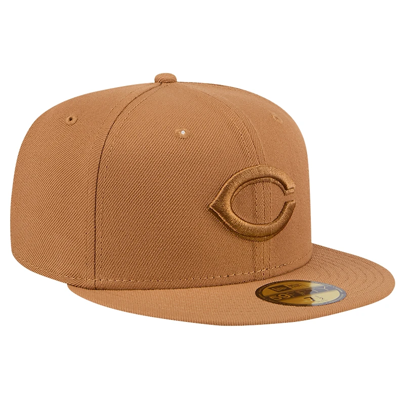 Casquette ajustée 59FIFTY marron des Cincinnati Reds New Era pour hommes