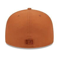 Men's New Era Brown Cincinnati Reds Spring Color 59FIFTY Fitted Hat