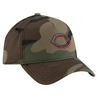 Casquette ajustable à motif camouflage Cincinnati Reds Woodland Team Pop 9FORTY A-Frame de New Era pour homme