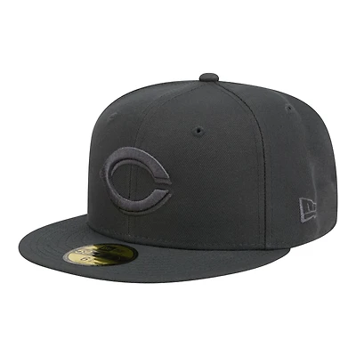Casquette ajustée New Era 59FIFTY pour homme, couleur anthracite, coloris Cincinnati Reds