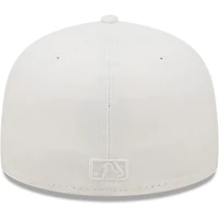 Men's New Era Cincinnati Reds White on 59FIFTY Fitted Hat