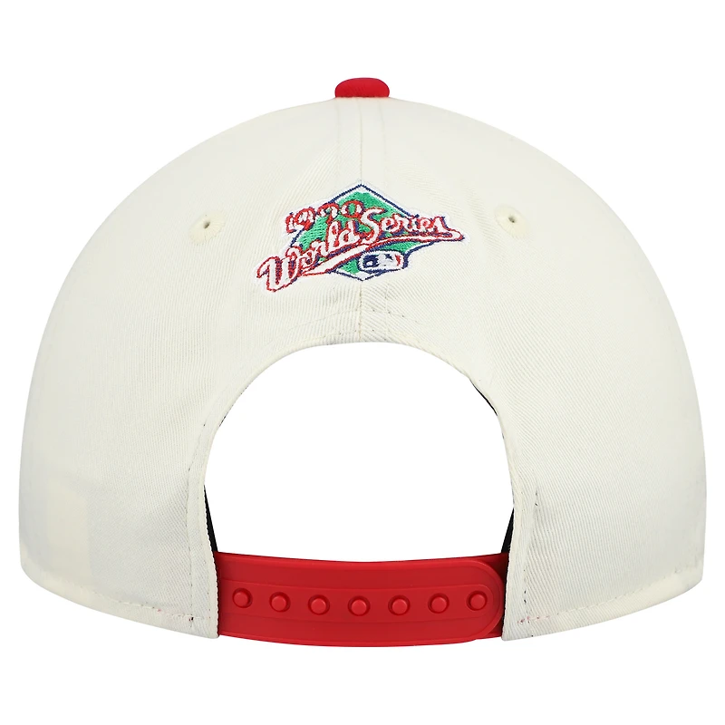 Men's New Era  Cream/Red Cincinnati Reds World Series 9FORTY M-Crown Adjustable Hat