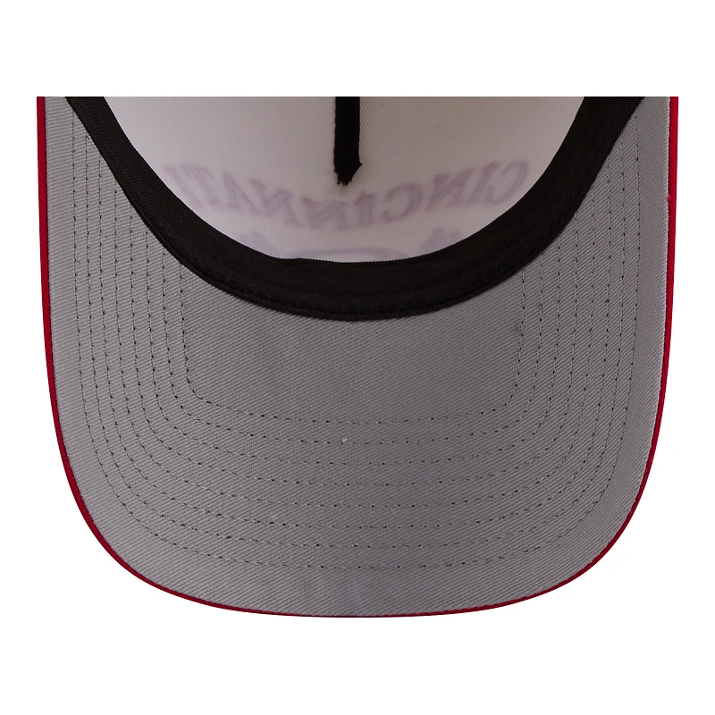 Men's New Era  Cream Cincinnati Reds 2026 Spring Training Fan Pack Rope A-Frame 9FORTY Adjustable Hat