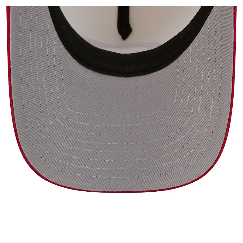 Casquette ajustée New Era 59FORTY crème pour homme, modèle Cincinnati Reds Chrome A-Frame