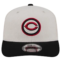 Casquette ajustable New Era 9SEVENTY crème pour homme des Cincinnati Reds