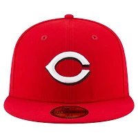 Casquette ajustée New Era Elly De La Cruz rouge Cincinnati Reds 2025 Player’s Weekend 59FIFTY pour homme