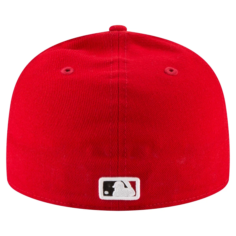 Casquette ajustée New Era Elly De La Cruz rouge Cincinnati Reds 2025 Player’s Weekend 59FIFTY pour homme