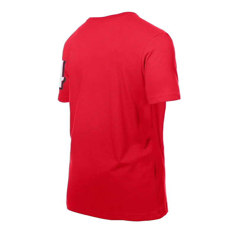 T-shirt New Era Elly de La Cruz rouge pour homme, avec nom et numéro des Reds Cincinnati