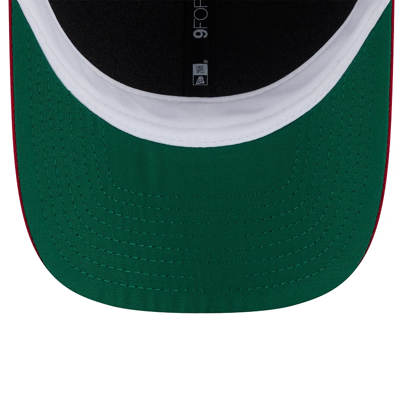Men's New Era Gray/Red Cincinnati Reds 2026 Baseball Hall of Fame 9FORTY M-Crown Adjustable Hat