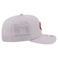 Men's New Era Gray Cincinnati Reds Laser Perforated 9SEVENTY Adjustable Hat