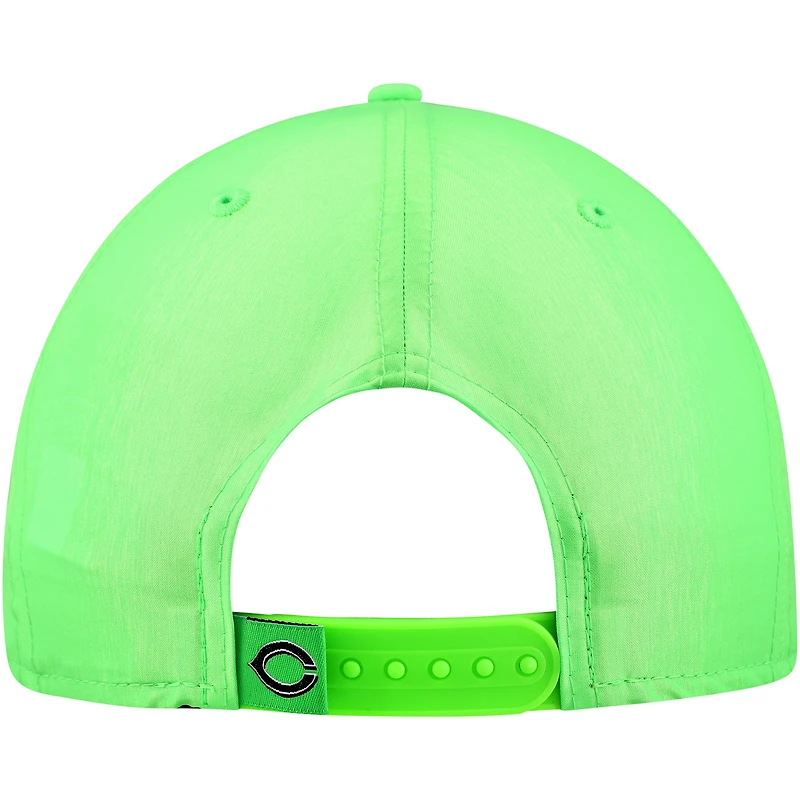 Men's New Era Green Cincinnati Reds Neon Golfer Snapback Hat