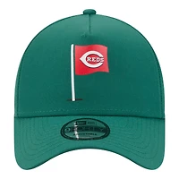 Casquette ajustable New Era verte Cincinnati Reds Pin Seeker 9FORTY pour homme