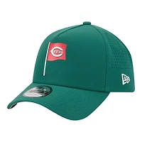 Casquette ajustable New Era verte Cincinnati Reds Pin Seeker 9FORTY pour homme