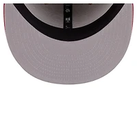 Men's New Era Khaki/Red Cincinnati Reds Ice Cream 9FIFTY Snapback Hat