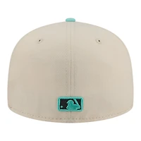 Casquette ajustée New Era 59FIFTY pour homme, coloris turquoise/anthracite, Cincinnati Reds, lot de deux