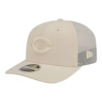 Casquette trucker ajustable New Era COOLERA 9SEVENTY beige clair pour homme