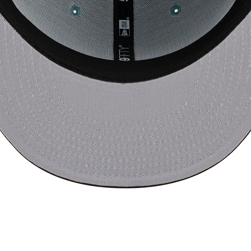 Casquette ajustée 59FIFTY pour homme des Cincinnati Reds 1990 World Series Beach Kiss New Era bleu clair/marron