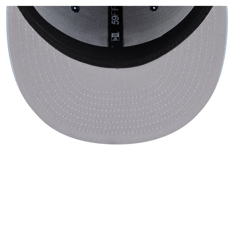 Men's New Era Navy/Light Blue Cincinnati Reds Color Pack 2-Tone 59FIFTY Fitted Hat