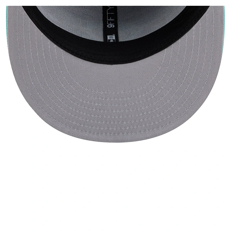 Casquette snapback New Era 9FIFTY pour homme, coloris bleu marine/turquoise, Cincinnati Reds.