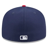 Casquette ajustée 59FIFTY bleu marine des Cincinnati Reds pour homme, style Temple de la renommée du baseball, New Era